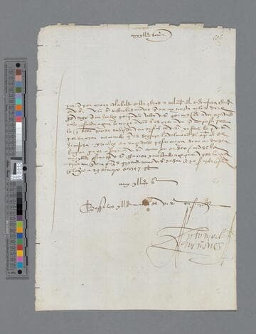 Antonio de Quiñones letter to Gonzalo Pizarro