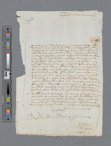 Antonio de Quiñones letter to Gonzalo Pizarro