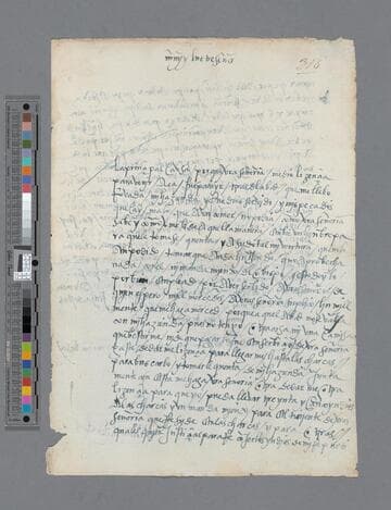 Andrés Enamorado letter to Gonzalo Pizarro