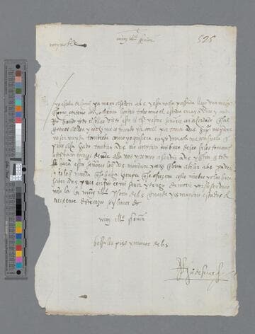 Juan de Frias letter to Gonzalo Pizarro