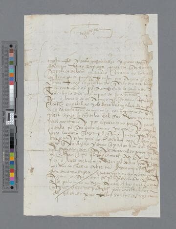 Gonzalo Pizarro letter to Cabildo de Guamanga