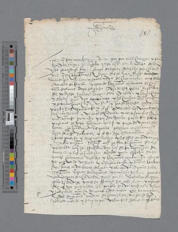 Francisco Perez letter to Martín de Vargas