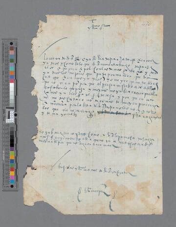 Hernando Marin letter to Gonzalo Pizarro