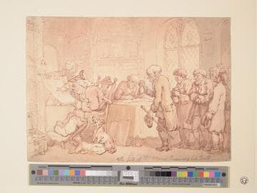 The Lord of the Manor Receiving his Rents