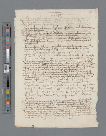 Conde de Altamira document to "Muy magnífico Señor" Archbishop of Santiago?