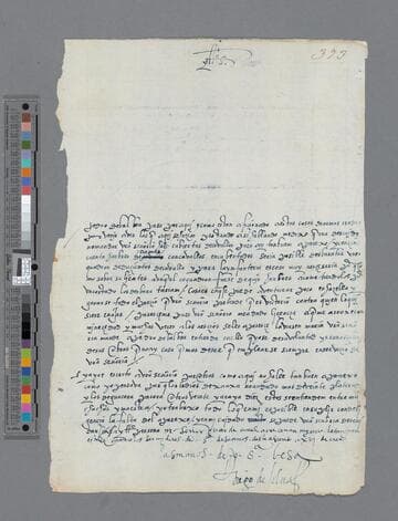 Diego de Silva letter to Gonzalo Pizarro