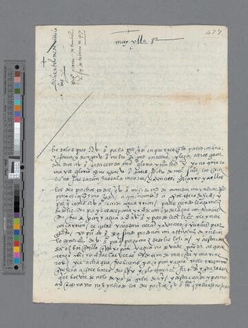 Bartolomé de Villalobos letter to Gonzalo Pizarro