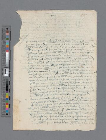 Pedro Serrano letter to Gonzalo Pizarro