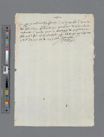 Antonio Manchez Frausto document to Antonio Muñoz: Reciept