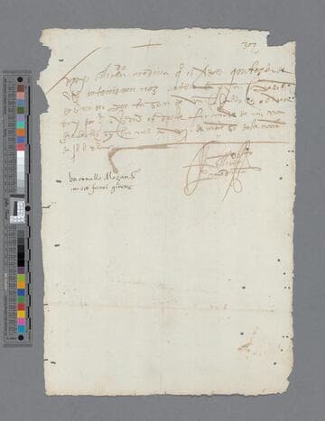 [-----] Medina (Licenciado) document to Antonio Muñoz: Reciept