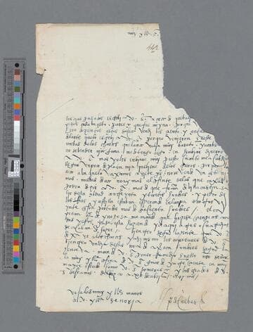 Pedro de Cuevas letter to Gonzalo Pizarro