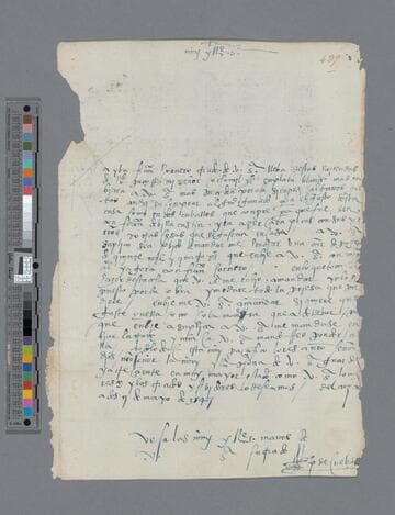 Pedro de Cuevas letter to Gonzalo Pizarro