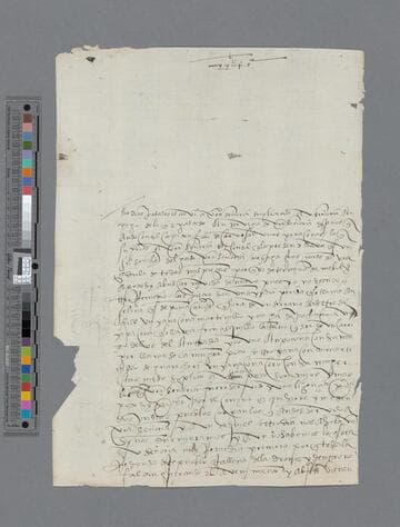 Juan Diez letter to Gonzalo Pizarro