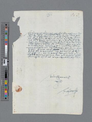 Luis Garcia Samames letter to Alonso de Villacorta