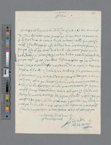 Martín de Alarcon (b) letter to Martín de Alarcón (a)