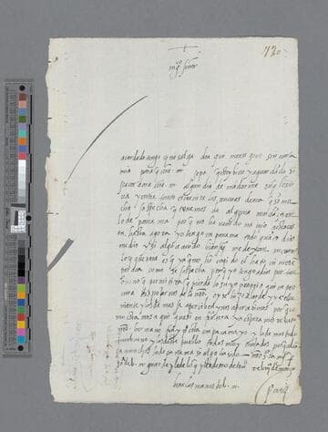 Pedro Ortiz letter to Pedro Guillén