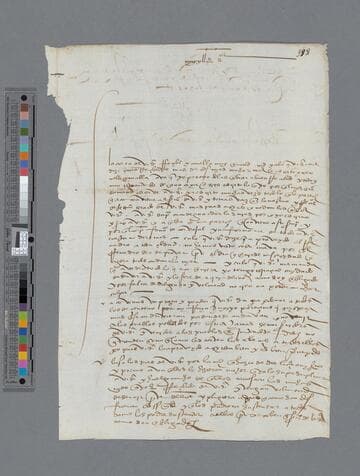 Antonio de Quiñones letter to Gonzalo Pizarro