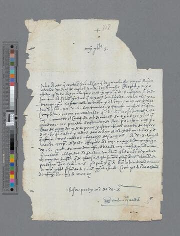 Antón Quadrado letter to Gonzalo Pizarro