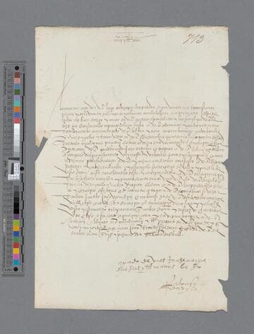 Alonso de Avila letter to Gonzalo Pizarro