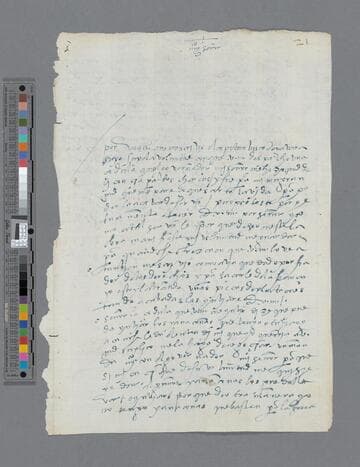 Juan de Berrio letter to Gonzalo Pizarro