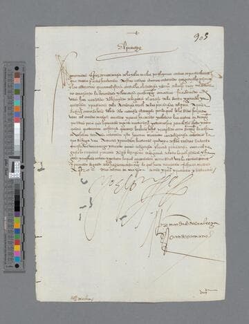 Felipe II, King of Spain, letter to the Governor of Cuba