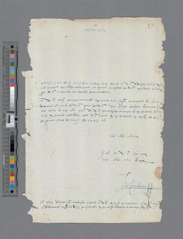 Alonso Caballero letter to Gonzalo Pizarro