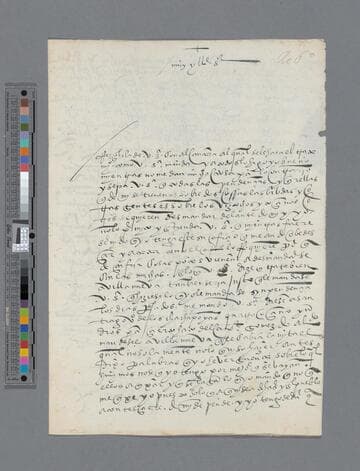 Diego de Mora letter to Gonzalo Pizarro