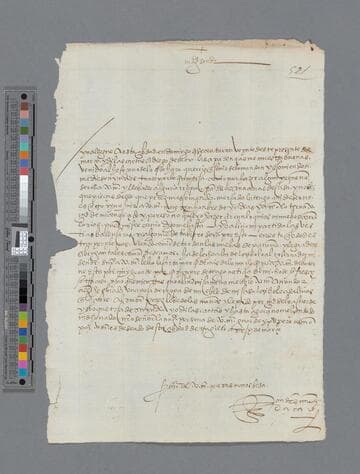 Andrés Núñez Daza letter to Pedro Guillén