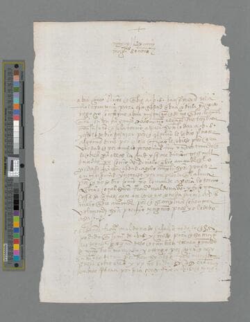 Sebastián Rodriguez letter to Cabildo de Lima