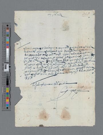 Pedro Garzon letter to Gonzalo Pizarro