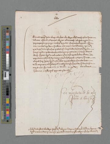 Carlos V, Emperor of Germany and King of Spain, letter to Jerónimo de Loaysa