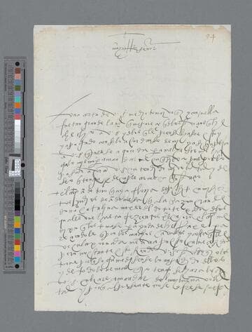 Sebastián de Cola letter to Gonzalo Pizarro