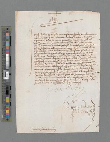 Carlos V, Emperor of Germany and King of Spain, letter to the Officials of the City of Trujillo, Peru