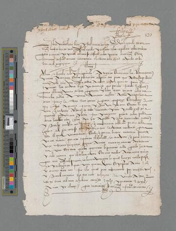 Carlos V, Emperor of Germany and King of Spain, copy of document to the Officials of the Island La Española