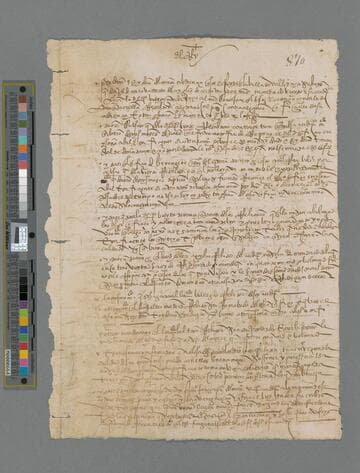 Carlos V, Emperor of Germany and King of Spain, copy of document to Audiencia Real de Valladolid