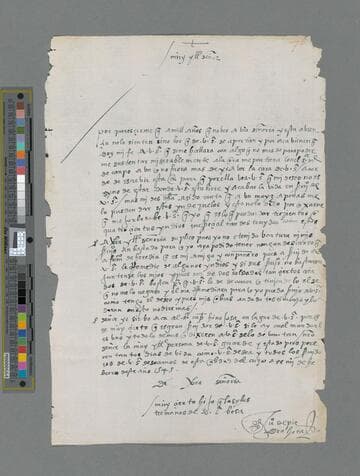 Juan de Piedrahita letter to Gonzalo Pizarro