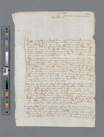 Antonio de Quiñones letter to Gonzalo Pizarro