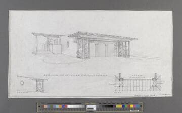 Bechtel, Elizabeth Hay, Bath house, Santa Barbara, California