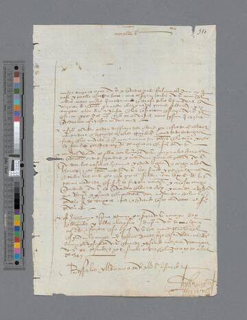 Antonio de Quiñones letter to Gonzalo Pizarro