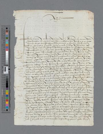 Gonzalo Pizarro letter to Bartolomé de Villalobos