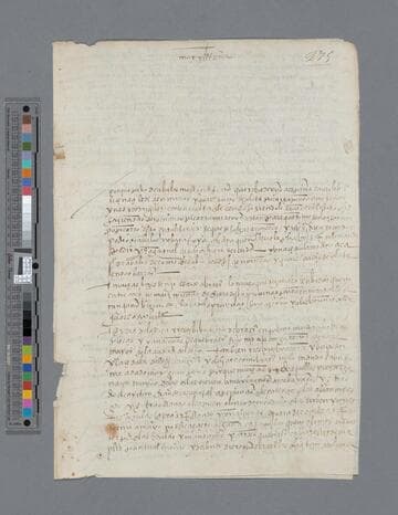 Pedro de Soria letter to Gonzalo Pizarro