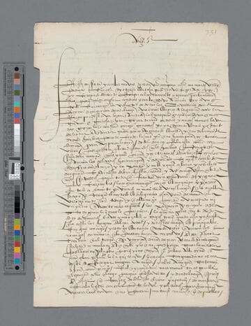 Gonzalo Pizarro letter to Bartolomé de Villalobos
