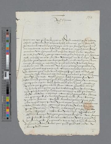 Gonzalo Pizarro letter to Gómez de Solís