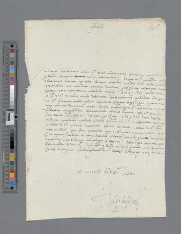 Diego de Silva letter to Gonzalo Pizarro