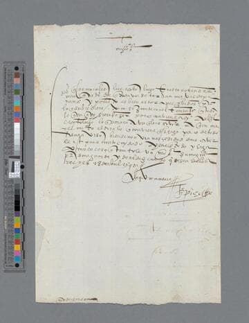 Gonzalo Pizarro letter to Martín de Alarcón