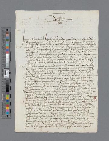 Gonzalo Pizarro letter to Alonso de Mercadillo