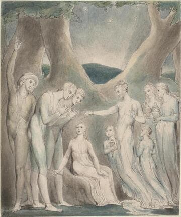 Illustration 7 to Milton's "Comus": Sabrina Disenchanting the Lady