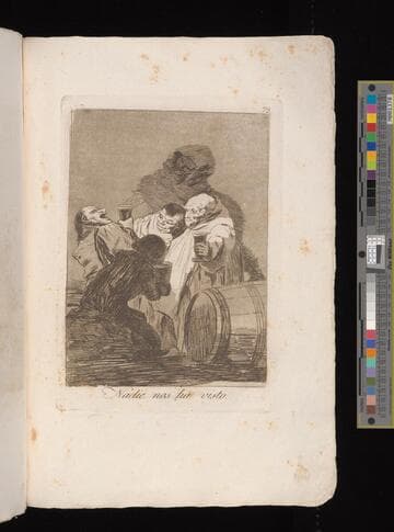 No one has seen us (Nadie nos ha visto), Plate 79 from Los Caprichos