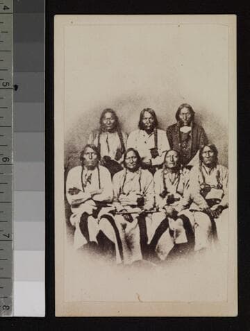 Group of Cheyenne and Arapahoe Indians, Colorado