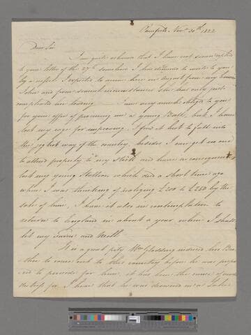 Cripps, William Buck. Letter to Thomas Clarkson